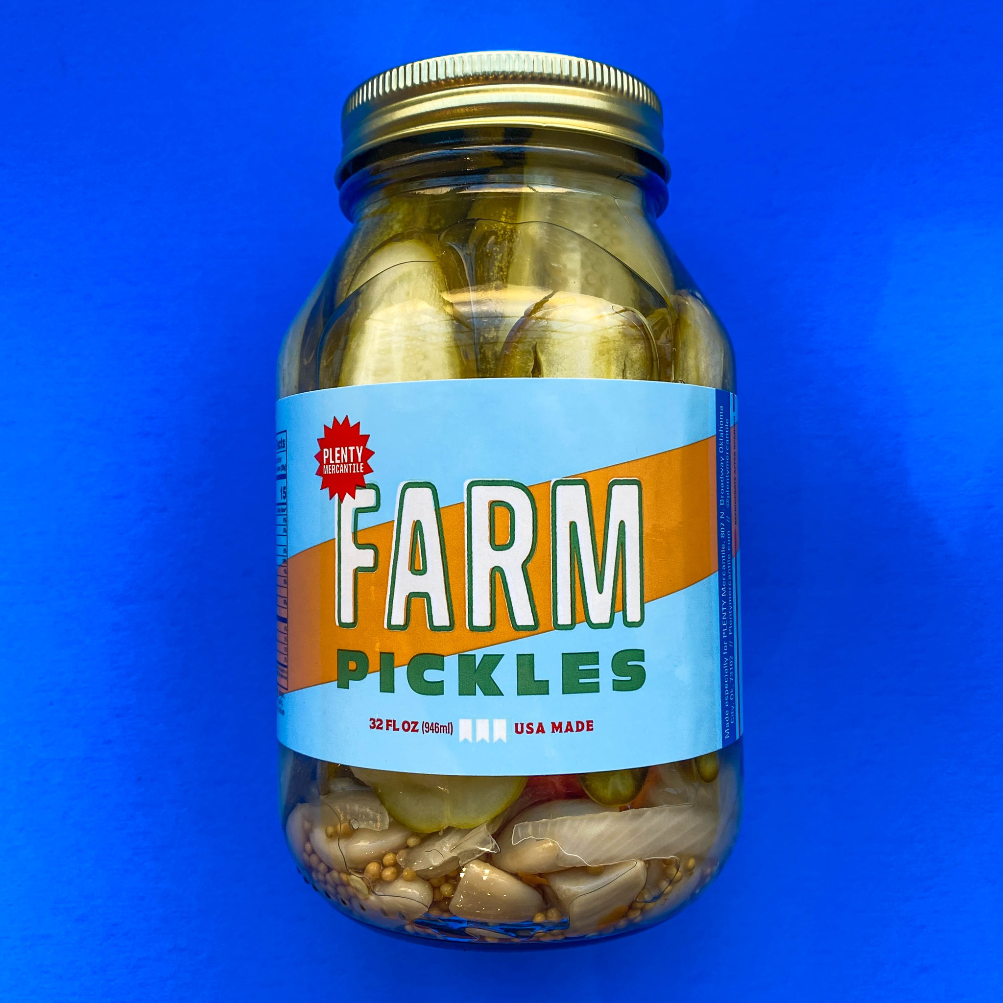 Pickles Farmhouse PLENTY 32oz PLENTY Mercantile & Event Venue