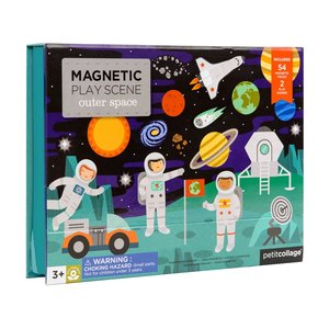 Petit Collage Magnetic Play Scene | Outer Space