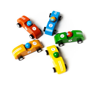 Jack Rabbit Creations Toy | Pull Back Racer Car