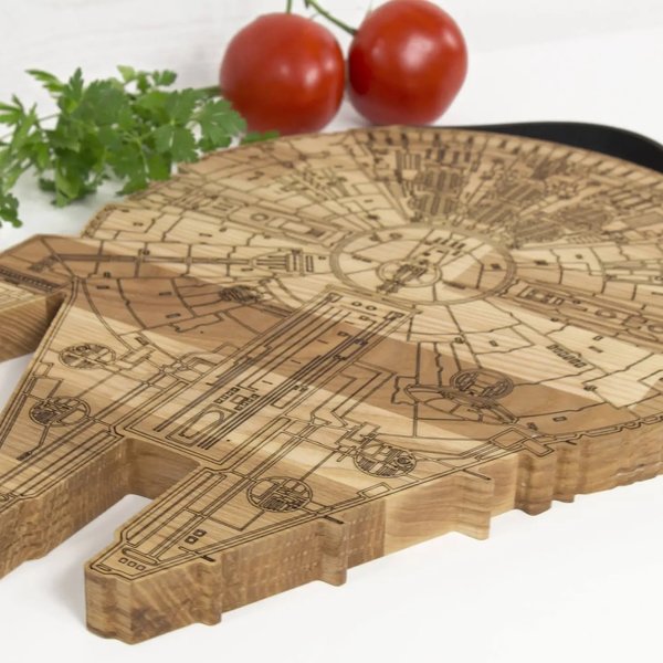 Cutting + Serving Board - Millenium Falcon - PLENTY Mercantile & Venue