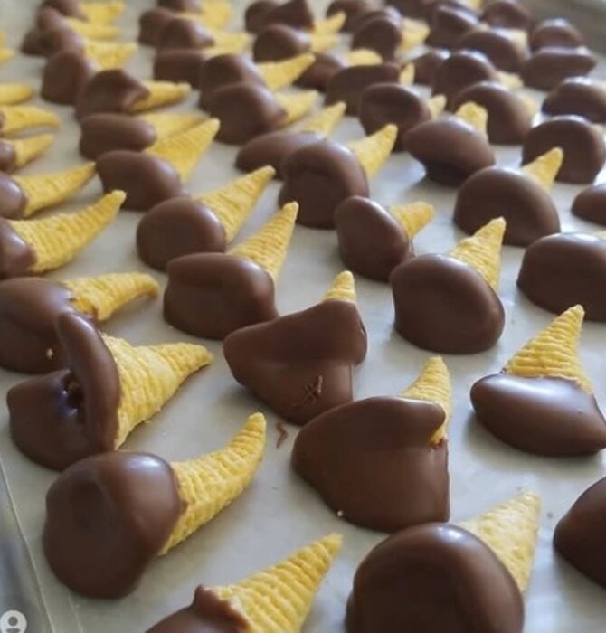 Candy | Bugles | Chocolate Dipped