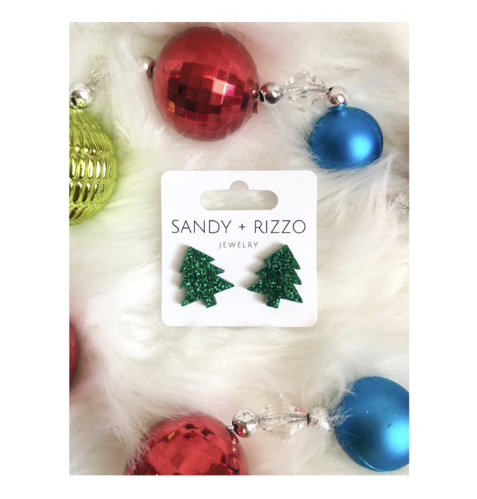 Earrings | Christmas Tree | Medium Stud