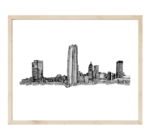 Print | Oklahoma City Skyline Illustration