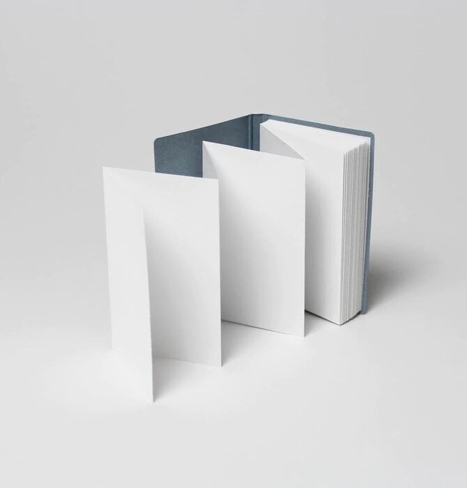 Notebook | Accordion Memo | Ash Light Blue