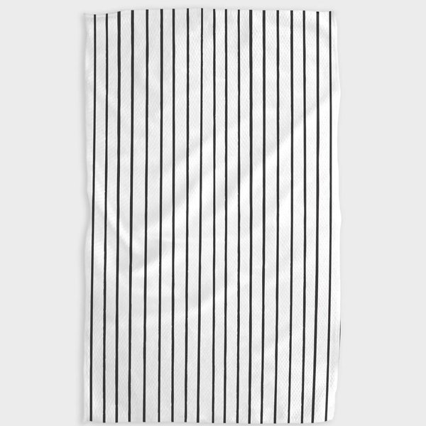 Geometry House Microfiber Tea Towel | Linen