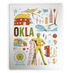 PLENTY Made Art Print | Oklahoma Icons