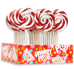 Candy | Whirly Lollipop | Red/White