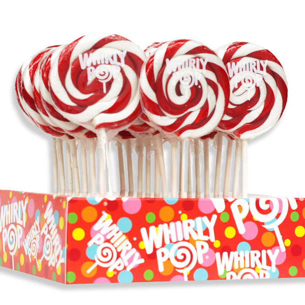 Redstone Foods Inc Candy | Whirly Pop Red/White