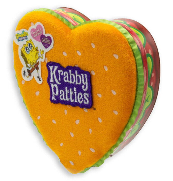 Candy | Krabby Patties | Plush Top Heart