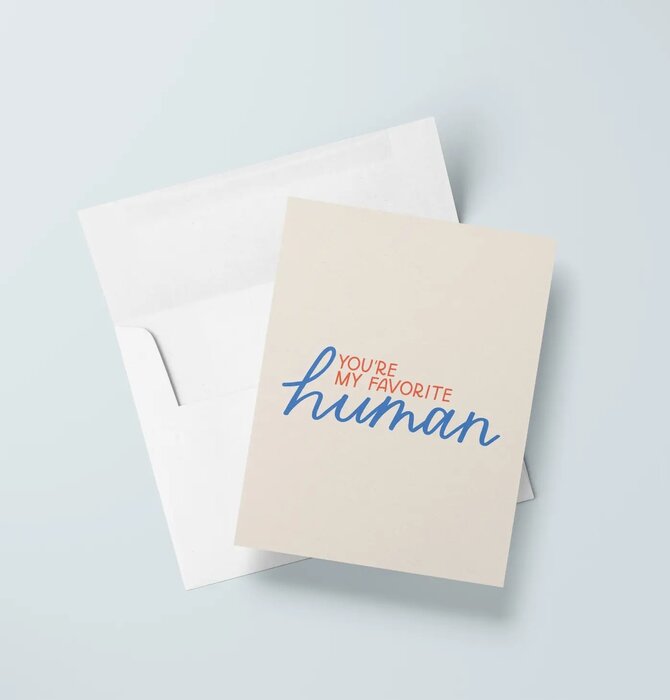 Card | Love | You're My Favorite Human
