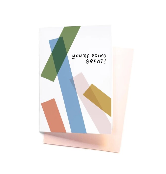 Card | Encouragement | You're Doing Great