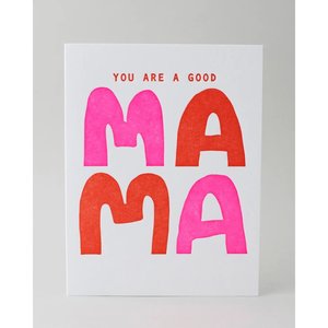 Meshwork Press Card | Mother's Day | Good Mama
