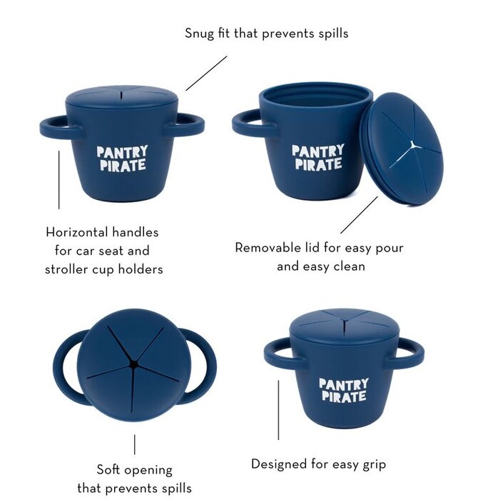 Snack Cup | Silicone | Snaccidents Happen