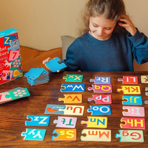 EEBOO Puzzle Pairs | Alphabet & Numbers