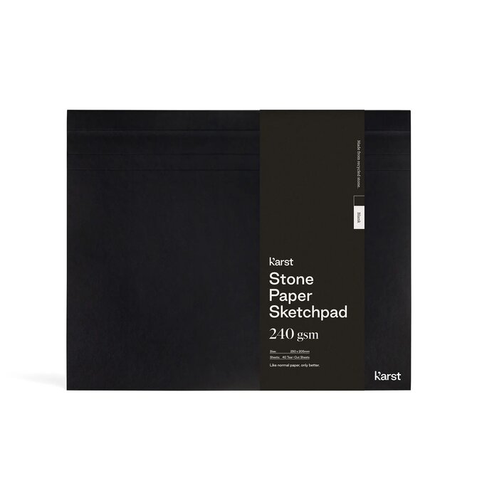 Sketchpad | Stone Paper | Softcover | Black