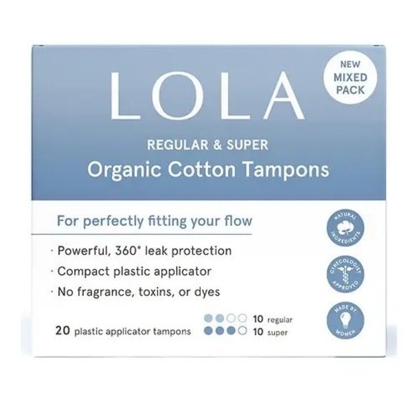 LOLA Tampons | Organic Cotton  | 20-Count