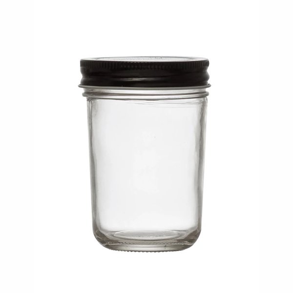 8 Oz Wide Mouth Glass Jars