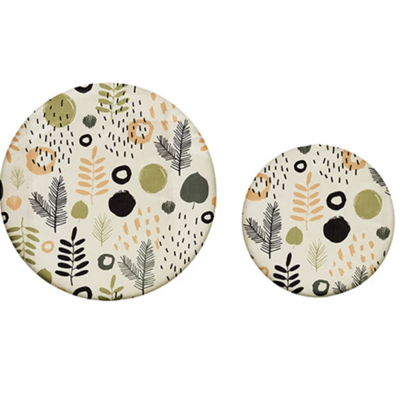 Dish and Bowl Covers Mini Set of 3 | variety of small sizes reusable fabric  bowl covers