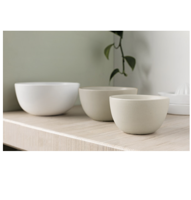 Bowls | Nesting Prep Set | Matte White