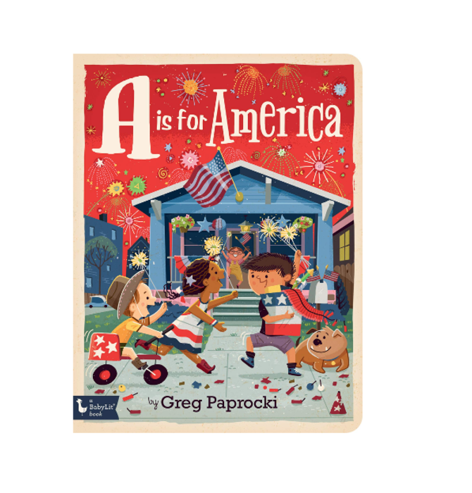 Board Book | BabyLit Alphabet | A Is for America