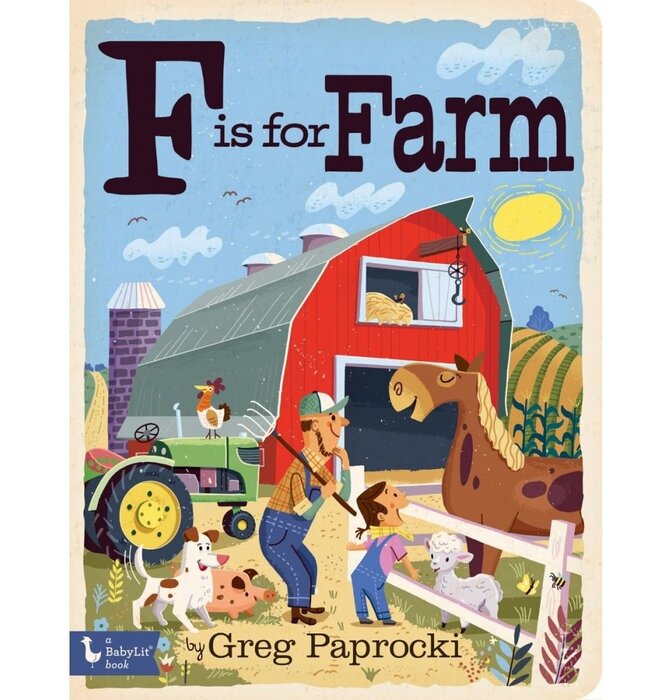 Board Book | BabyLit Alphabet | F is for Farm