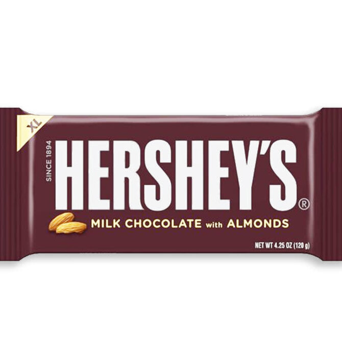 Candy | Hershey's Bar XL | Milk Chocolate + Almonds