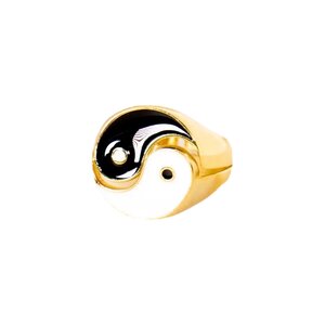 Peter And June Ring | 24K Gold Plate | "Yin to My Yang"