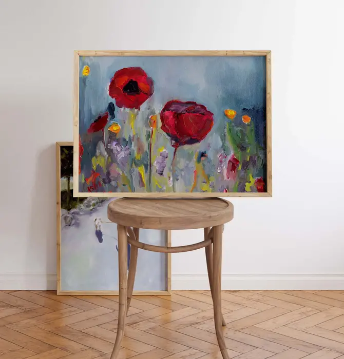 Art Print | "Spark" (Red Poppies)