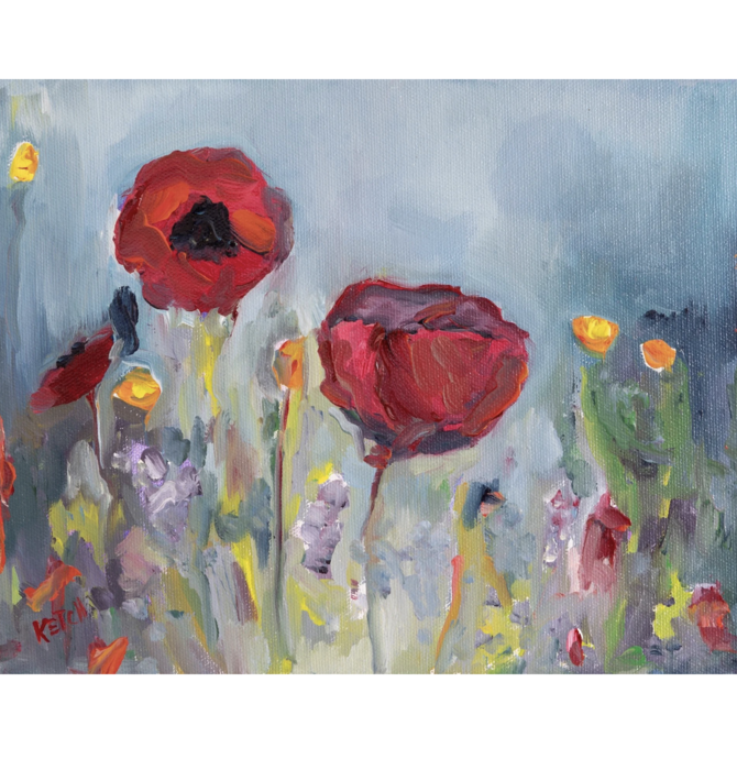 Art Print | "Spark" (Red Poppies)