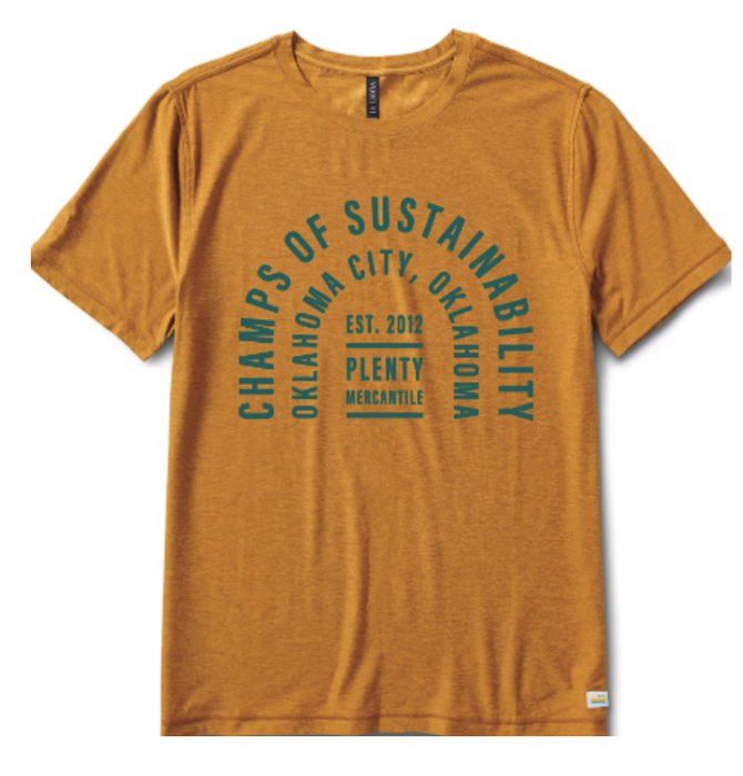 T-Shirt | "Champs of Sustainability" | Yellow/Gold