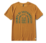 T-Shirt | "Champs of Sustainability" | Yellow/Gold