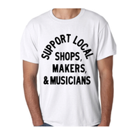 Oklahoma Shirt Company T-Shirt | "Support Local" | White