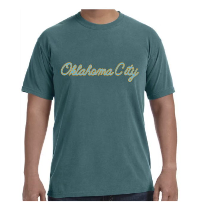 T-Shirt | "Oklahoma City" | Blue Spruce