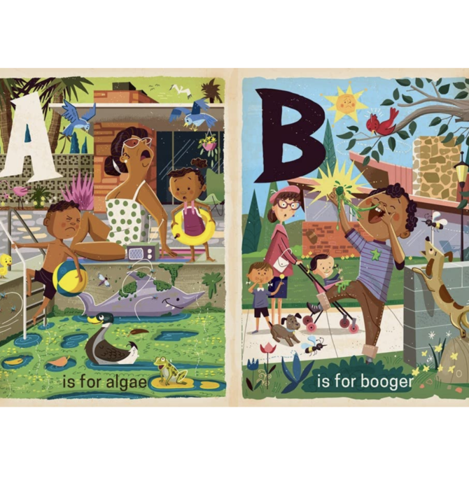 Board Book | BabyLit Alphabet | G Is for Gross