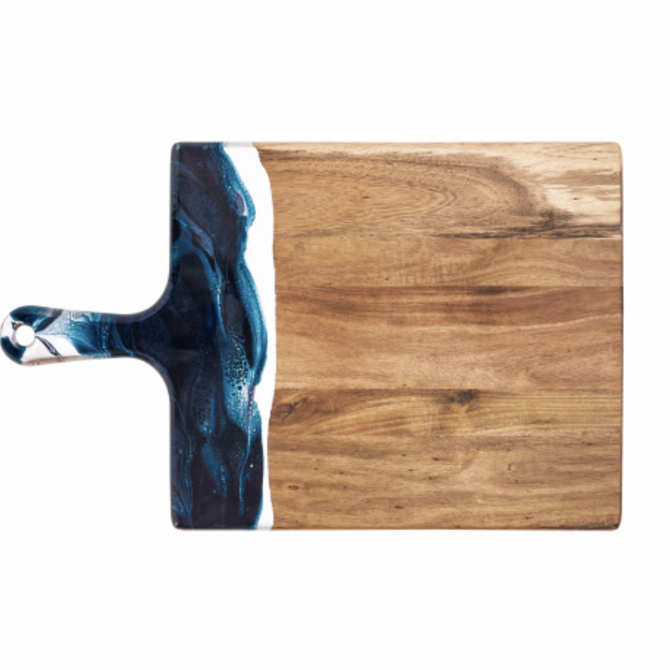 Lynn & Liana Acacia Cheese Board Medium / Marble