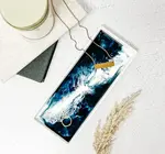Ceramic Serving Tray | Navy + White + Metallic