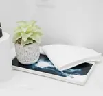 Ceramic Serving Tray | Navy + White + Metallic