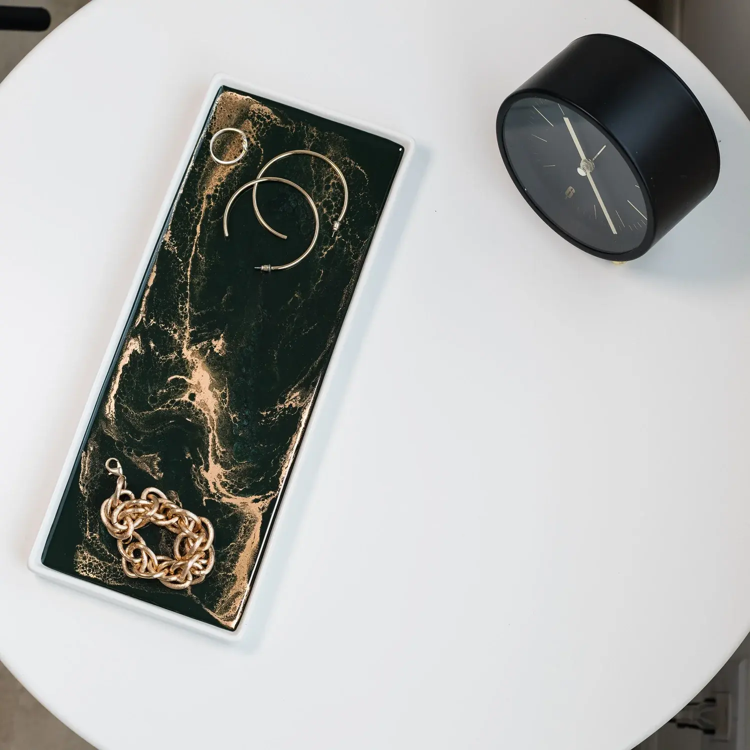 Serving Tray-Ceramic-Jade Green - PLENTY Mercantile & Event Venue