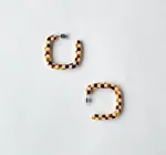 Earrings | Midi Square Hoops