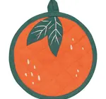 Potholder | "Paradise Oranges"