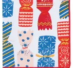 Cocktail Napkin Set | "Christmas Charms"