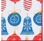 Cocktail Napkin Set | "Christmas Charms"