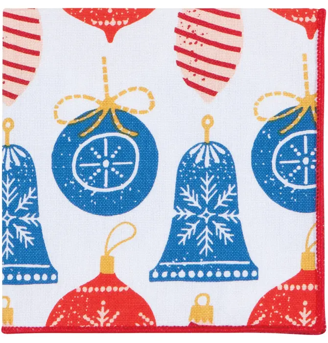 Cocktail Napkin Set | "Christmas Charms"