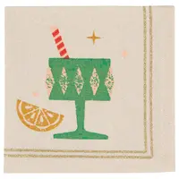 Now Designs Cocktail Napkin Set | "Spirits Bright"