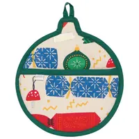 Now Designs Potholder | "Christmas Charms" (Ornament)