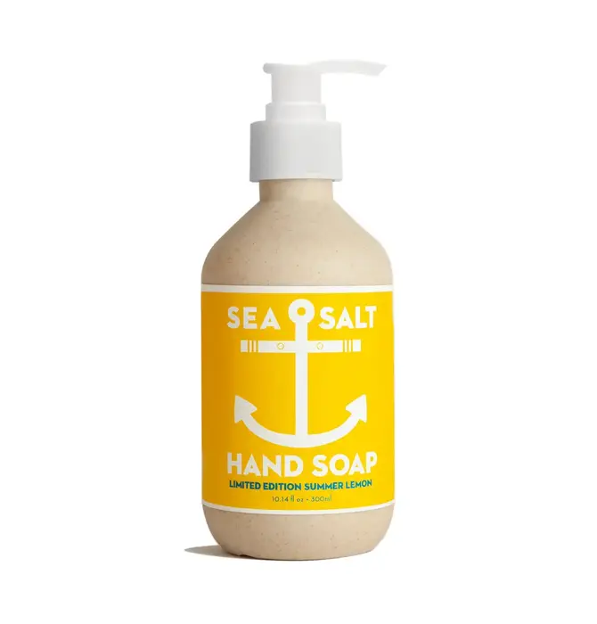 Hand Soap | Liquid Organic | Sea Salt + Summer Lemon