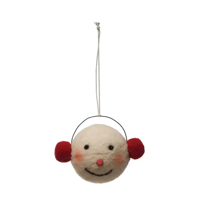 Ornament | Felt Snowman Head