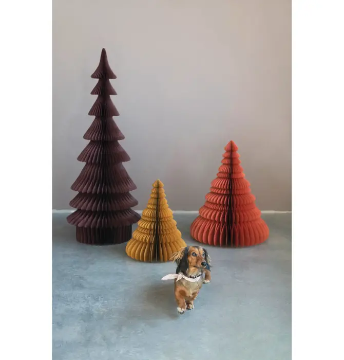 Tree | Paper Honeycomb | Antique Gold