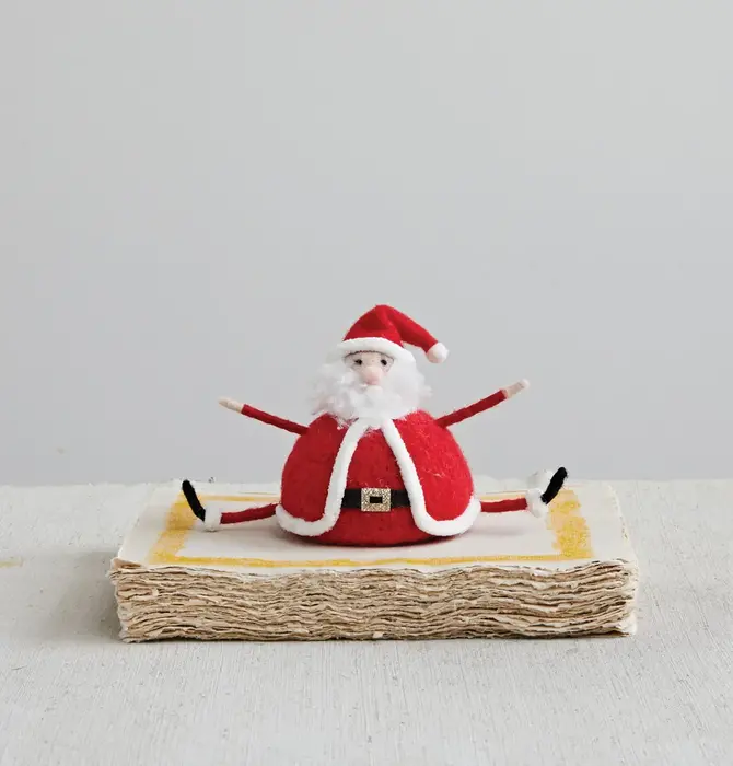 Figure | Santa Felt | Silly Split Sitter