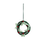 Ornament | Felt Holly Wreath